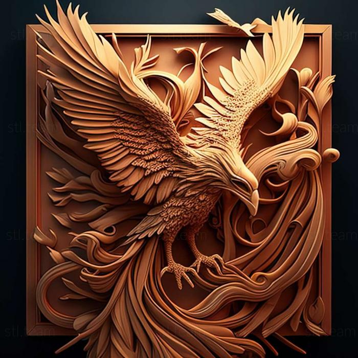 3D model phoenix (STL)